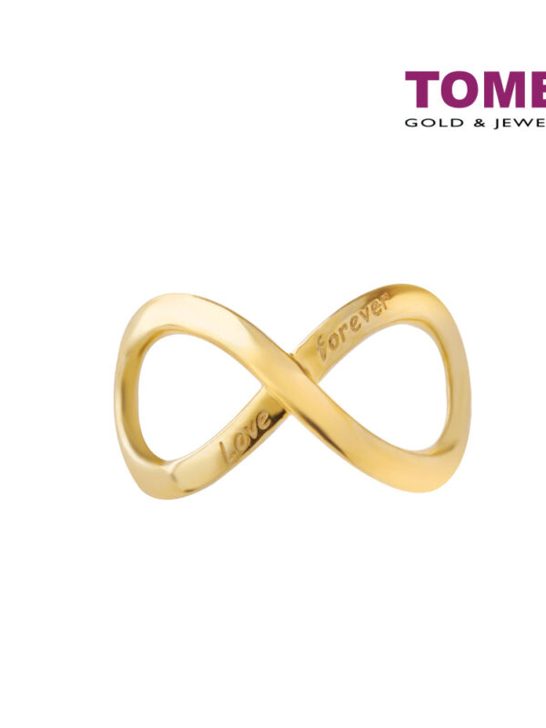 TOMEI Infinity Charm, Yellow Gold 916