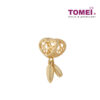 TOMEI Heart And Wing Charm, Yellow Gold 916