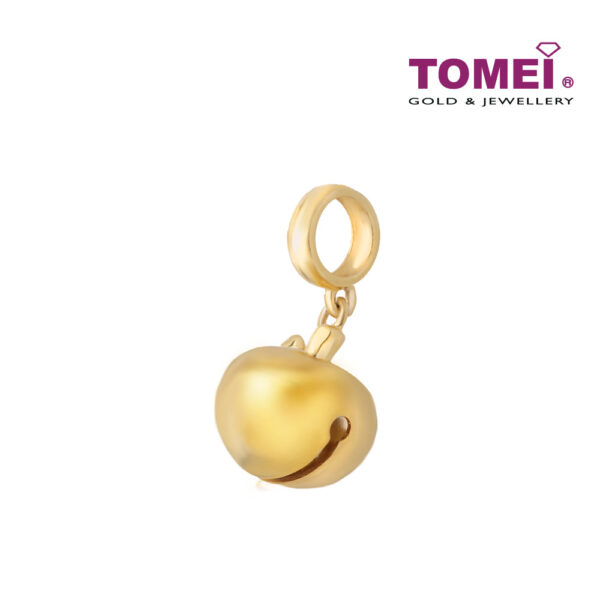 TOMEI Apple Bell Charm, Yellow Gold 916