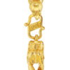 TOMEI Dragon Skin Linked Bracelet, Yellow Gold 999 (5D)