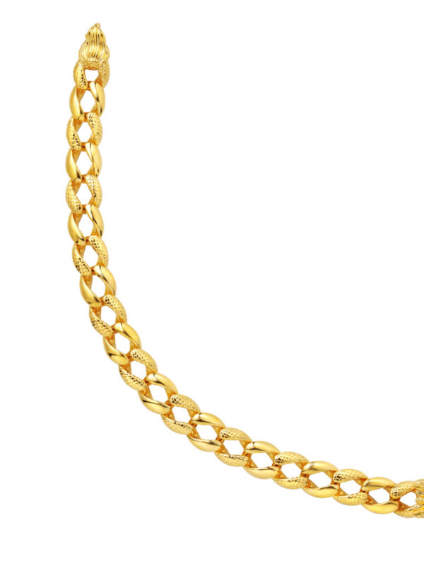 TOMEI Dragon Skin Linked Bracelet, Yellow Gold 999 (5D)