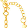 TOMEI Clover Linked Bracelet, Yellow Gold 999 (5D)