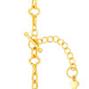 TOMEI Clover Linked Bracelet, Yellow Gold 999 (5D)