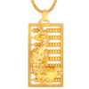 TOMEI Pixiu With Abacus Pendant, Yellow Gold 999