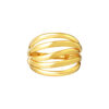 TOMEI Lusso Italia Ring, Yellow Gold 916