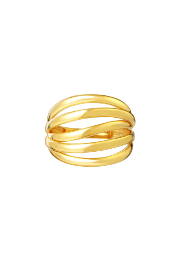 TOMEI Lusso Italia Ring, Yellow Gold 916