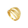 TOMEI Lusso Italia Ring, Yellow Gold 916