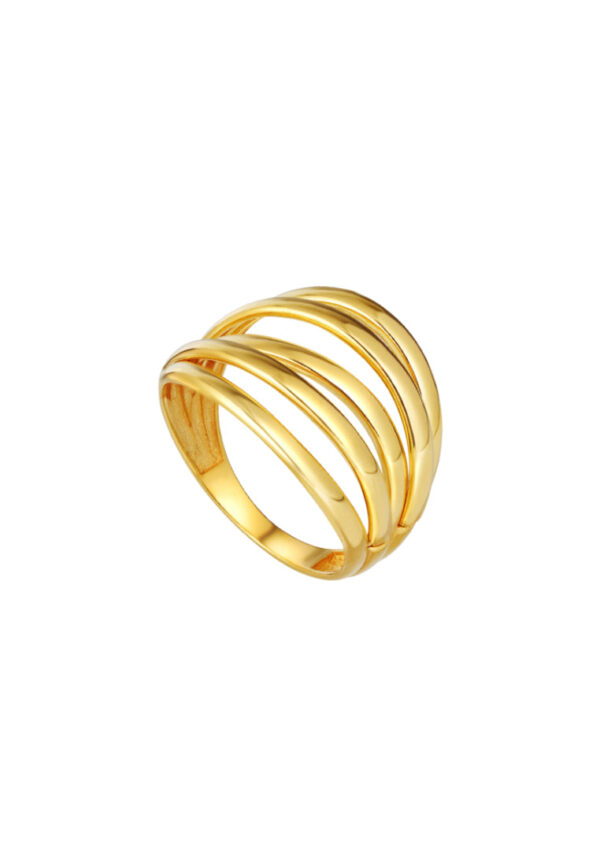 TOMEI Lusso Italia Ring, Yellow Gold 916