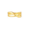 TOMEI Lusso Italia Ring, Yellow Gold 916