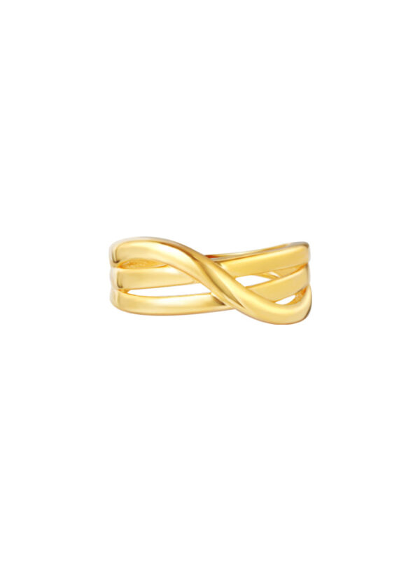 TOMEI Lusso Italia Ring, Yellow Gold 916