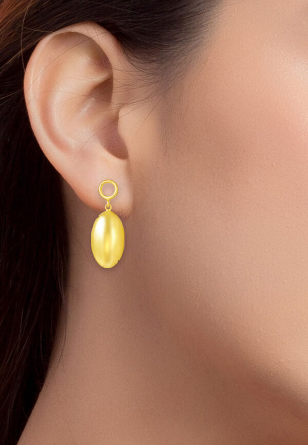 TOMEI Dangling Earrings, Yellow Gold 916