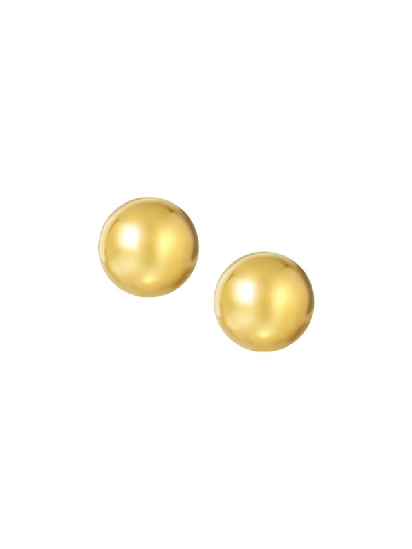 TOMEI Lusso Italia Glittering Ball Earrings, Yellow Gold 916