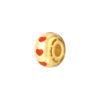 TOMEI Lusso Italia Little Red Heart Pendant, Yellow Gold 916