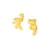TOMEI Dragon & Phoenix Earrings, Yellow Gold 916