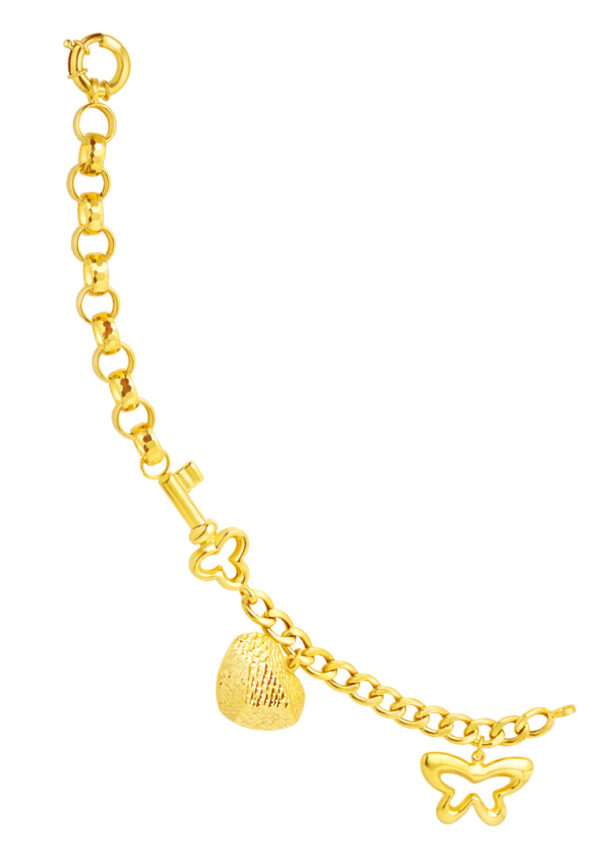 TOMEI Lusso Italia Key to Love and Freedom Bracelet, Yellow Gold 916
