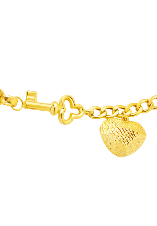TOMEI Lusso Italia Key to Love and Freedom Bracelet, Yellow Gold 916