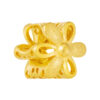 TOMEI Flower Charm, Yellow Gold 916