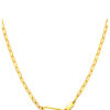 TOMEI Minimalist Link Necklace, Yellow Gold 999 (5G)