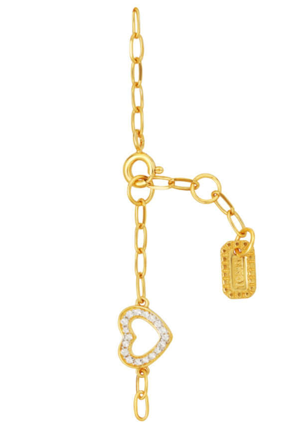 TOMEI Matters of the Heart Bracelet, Yellow Gold 916