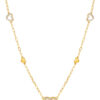 TOMEI Matters of the Heart Necklace, Yellow Gold 916