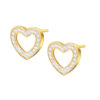 TOMEI Matters of the Heart Earrings, Yellow Gold 916