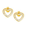 TOMEI Matters of the Heart Earrings, Yellow Gold 916
