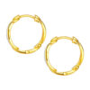 TOMEI Bridging the Gap Earrings, Yellow Gold 916