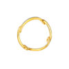 TOMEI Bridging the Gap Ring, Yellow Gold 916