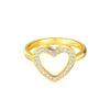 TOMEI Matters of the Heart Ring, Yellow Gold 916