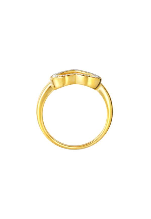 TOMEI Matters of the Heart Ring, Yellow Gold 916