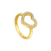 TOMEI Matters of the Heart Ring, Yellow Gold 916