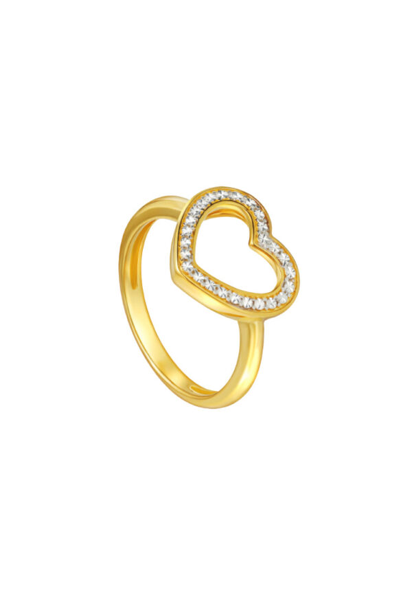 TOMEI Matters of the Heart Ring, Yellow Gold 916