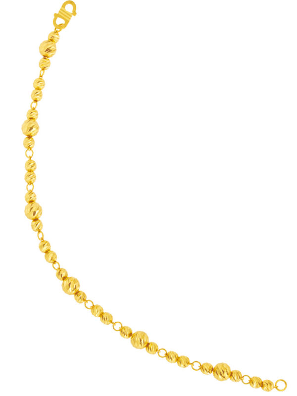 TOMEI Ball Beads Bracelet, Yellow Gold 916