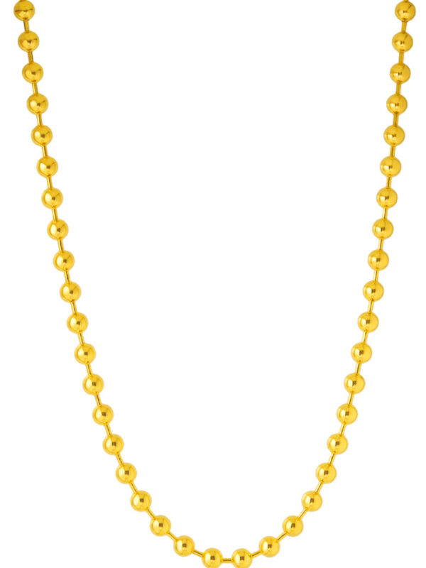 TOMEI Lusso Italia Ball Necklace, Yellow Gold 916