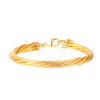 TOMEI Lusso Italia Twist Bangle, Yellow Gold 916