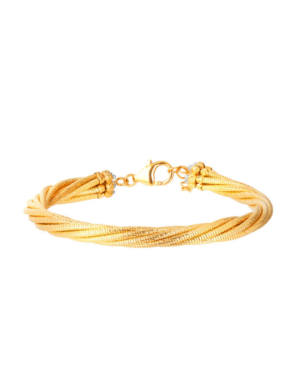 TOMEI Lusso Italia Twist Bangle, Yellow Gold 916