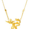 TOMEI Dragon & Phoenix Necklace, Yellow Gold 916