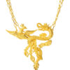 TOMEI Dragon & Phoenix Necklace, Yellow Gold 916