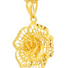 TOMEI Dazzling Flower Pendant, Yellow Gold 916