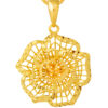 TOMEI Dazzling Flower Pendant, Yellow Gold 916