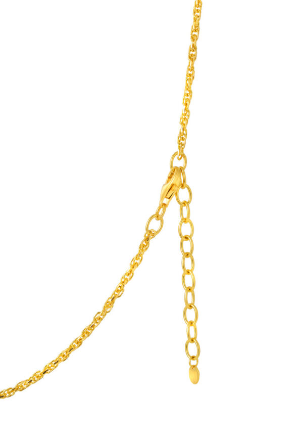 TOMEI Hollow Balls Necklace, Yellow Gold 916