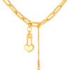 TOMEI Love Pin Necklace, Yellow Gold 999 (5D)