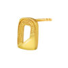 TOMEI Lusso Italia Dual-Tone Earrings, Yellow Gold 916