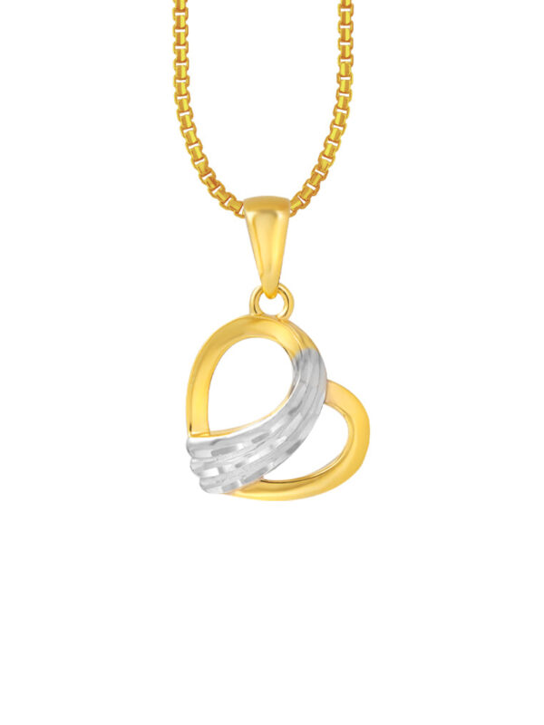 TOMEI Lusso Italia Heart Pendant, Yellow Gold 916