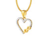 TOMEI Lusso Italia Infinity Love Pendant, Yellow Gold 916