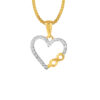 TOMEI Lusso Italia Infinity Love Pendant, Yellow Gold 916