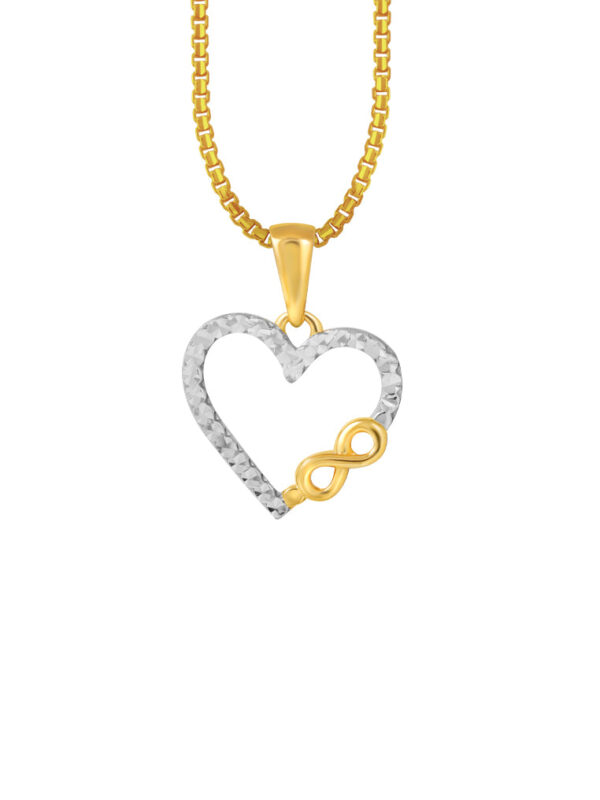 TOMEI Lusso Italia Infinity Love Pendant, Yellow Gold 916