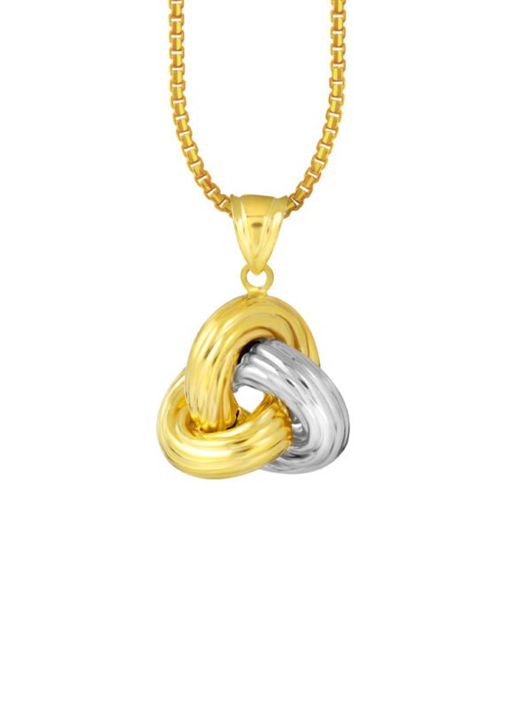 TOMEI Lusso Italia Knot Pendant, Yellow Gold 916