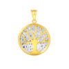 TOMEI Lusso Italia Tree Pendant, Yellow Gold 916