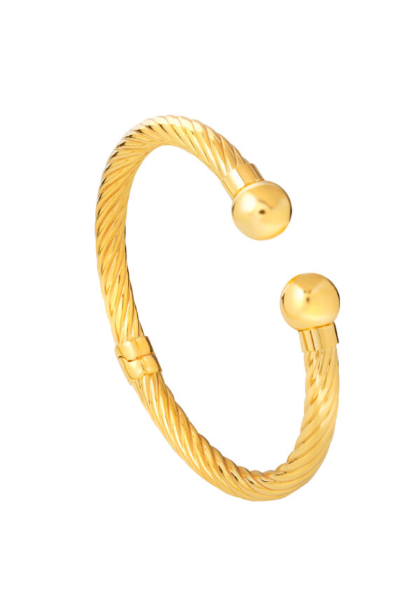 TOMEI Lusso Italia Bangle, Yellow Gold 916